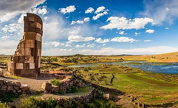 Puno – Visita Chullpas de Sillustani – Enigmático Portal de Amaru Muro – Puno (Desayuno y Almuerzo) 