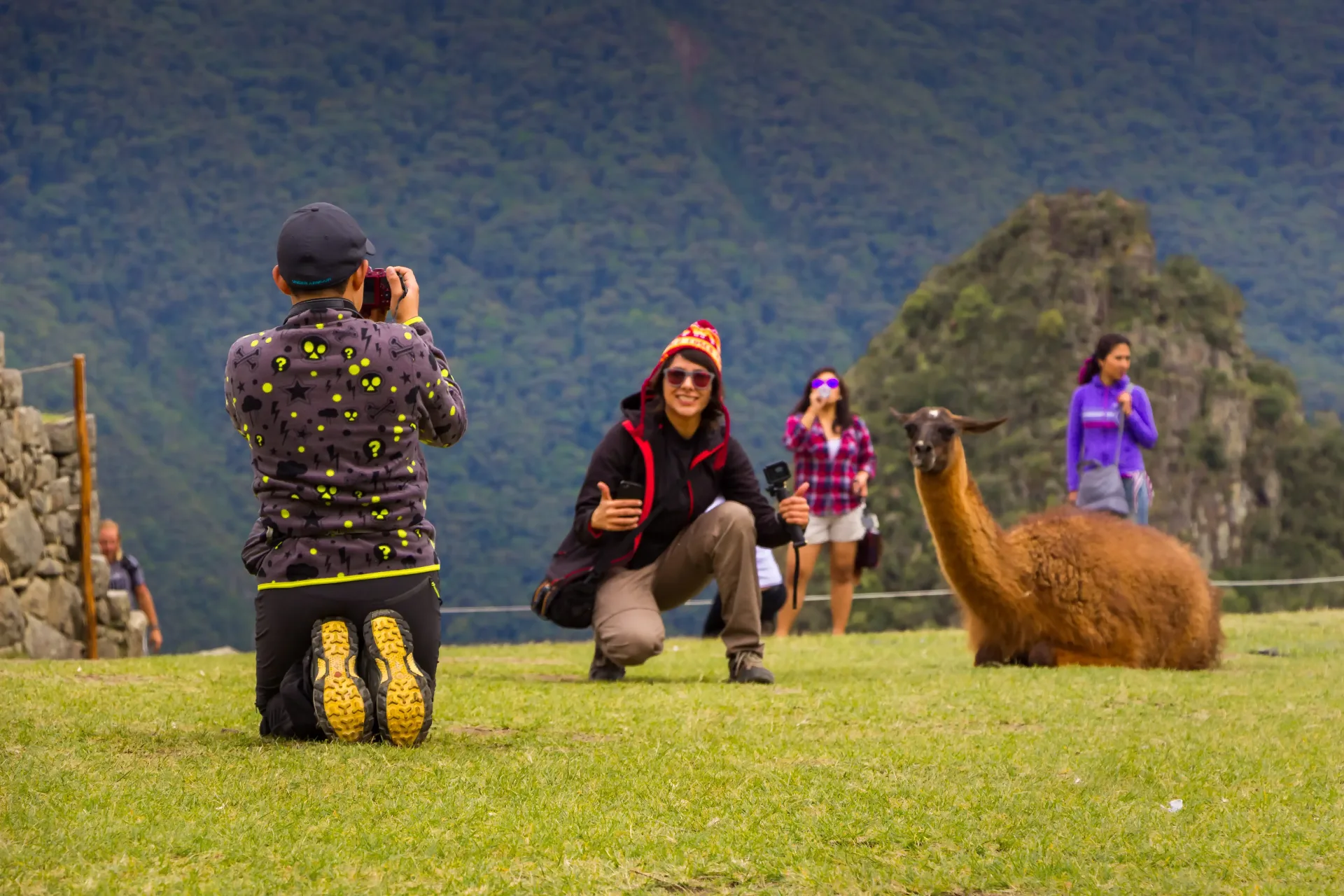 Disfrutando Machu Picchu